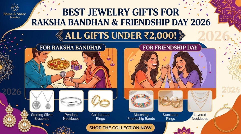 Best Jewelry Gifts for Raksha Bandhan & Friendship Day 2026 (Under ₹2,000)