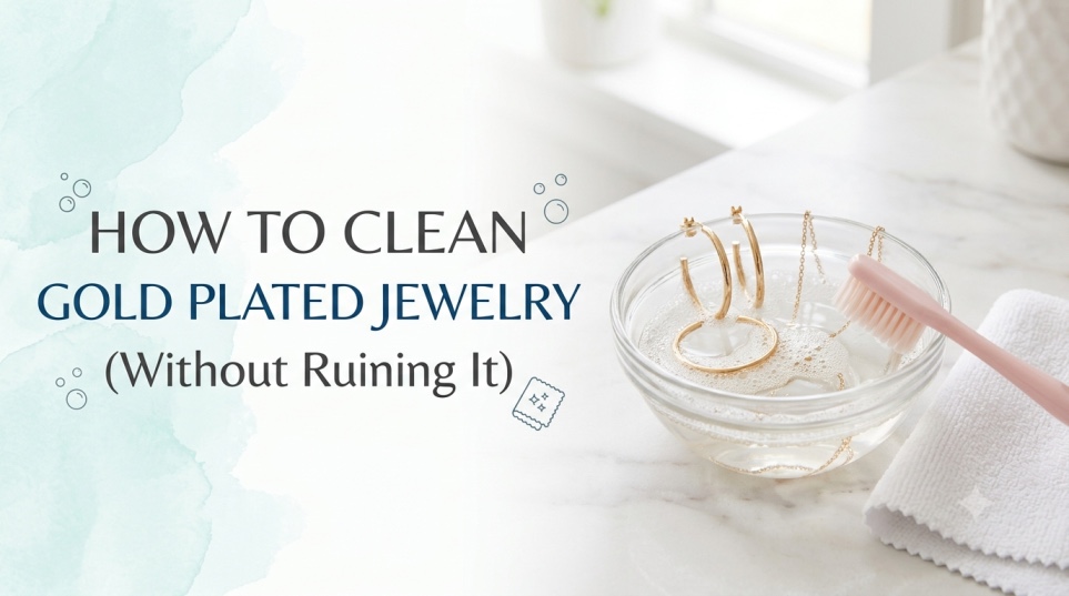 How to Clean Gold Plated Jewellery at Home (Without Ruining It)