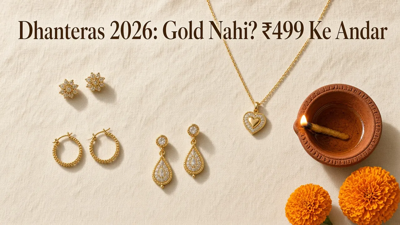 Dhanteras 2026: Gold Nahi Kharid Sakte? Budget Guide Under ₹500