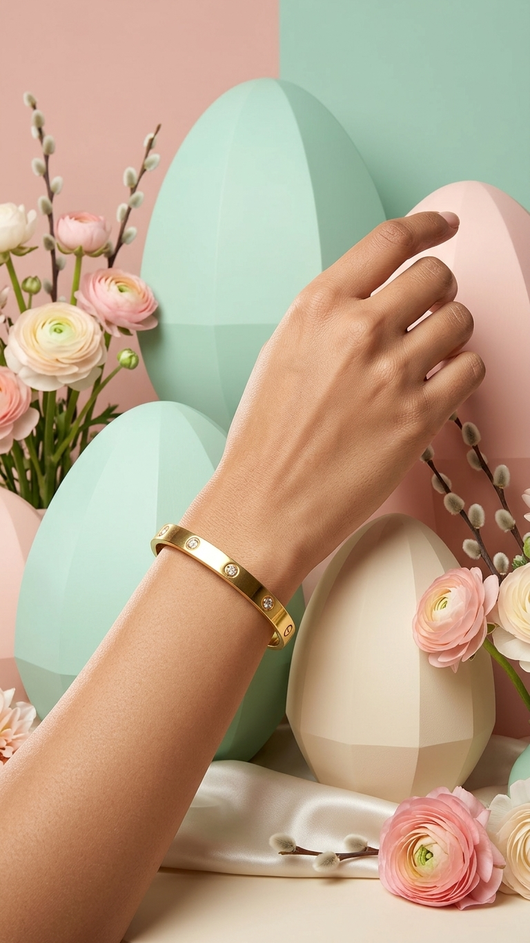 Classic Gold Minimal Bangle - Additional View 2