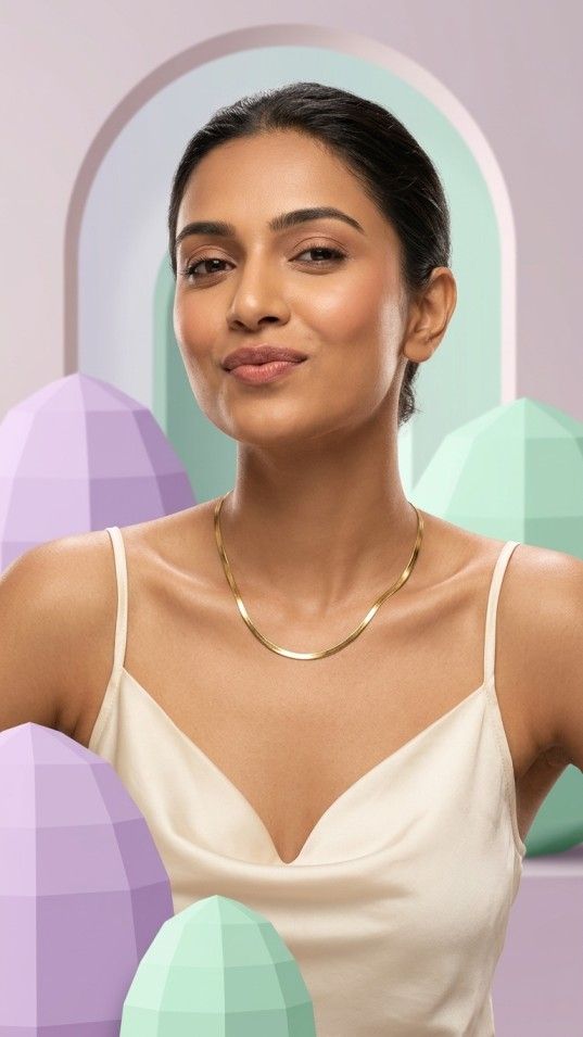 Minimal Gold Snake Chain Necklace - Thumbnail 3